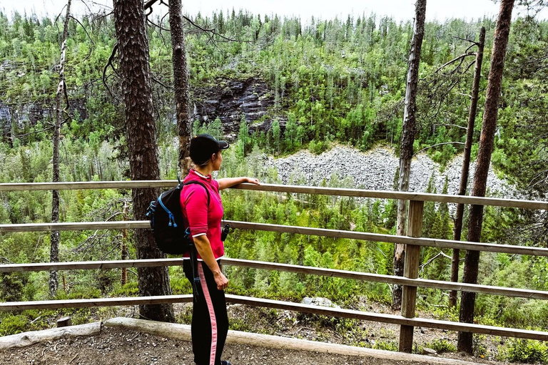 Rovaniemi to Ruka Roller Coaster & Korouoma Canyon Waterfall