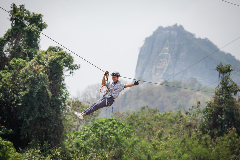 Pattaya: Soar like Tarzan on an Exciting Zipline Ride Zipline : Small Kid 7 platforms Course