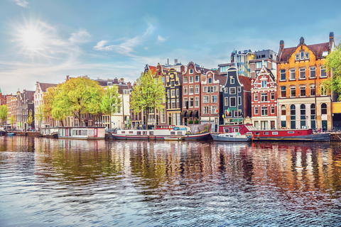 Amsterdam: Open Boat Cruise mit unbegrenzter GetränkeoptionTreffpunkt Anne Frank Haus ohne Getränke