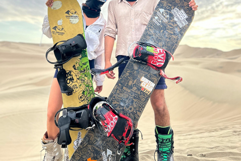 Sandboard|SandSkiing Sunset Buggy 4x4 em HuacachinaSandboard | SandSkiing Passeio de buggy 4x4 ao pôr do sol em Huacachina