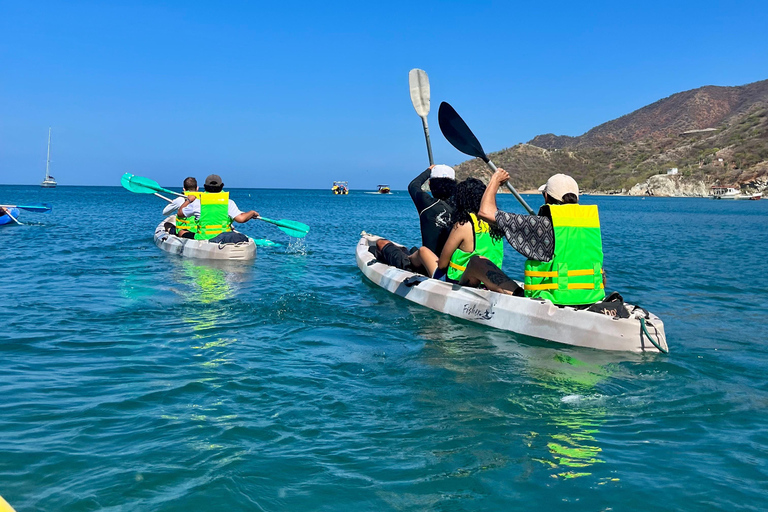 Taganga Beach Electric Motorcycle Tour, Kayak & Snorkel tour