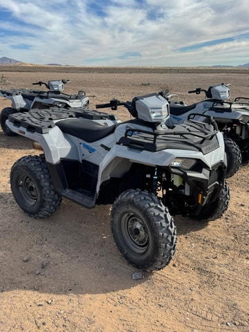 From Las Vegas: Nellis Dunes ATV Tour with Shuttle Transfer