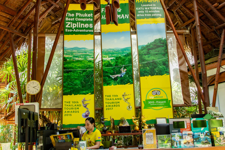Phuket: Flying Hanuman Zipline Adventure SD4: Epic Adventure with Elephant Jungle