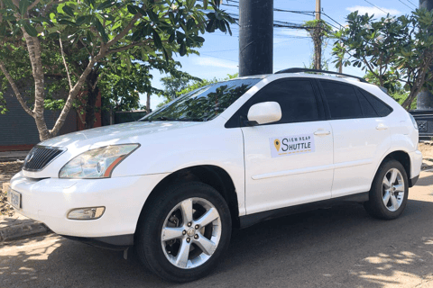 Siem Reap: Serviço de busca do aeroporto privado (SAI) para a cidade em um SUVSiem Reap: Serviço de busca privado no aeroporto de SAI para a cidade em um SUV