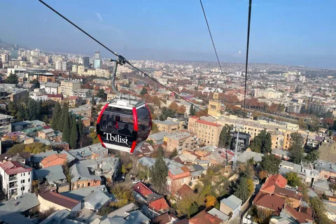 Tbilisi:Nuova funivia, Mtatsminda con degustazione di acqua Lagidze