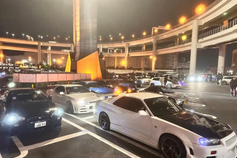 Tokyo: JDM Car meetup Daikoku PA tour with Hotel Pickup