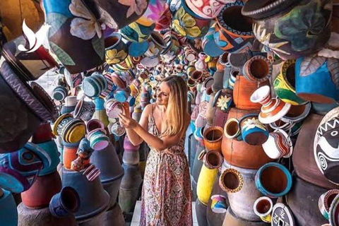Bali: Ubud & Gianyar Waterfall, Monkey Forest & Pottery Tour