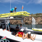 Nerja: Maro Waterfall Boat Trip with Paddleboarding & Drink