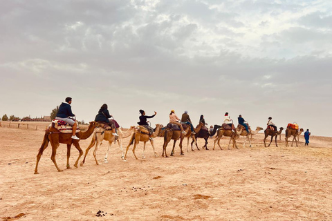 Agafay Sunset: Camel Ride, Dinner & Fire Show – Book Now!