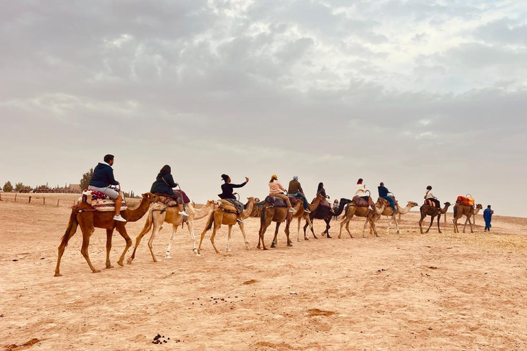 Agafay Sunset: Camel Ride, Dinner & Fire Show – Book Now!