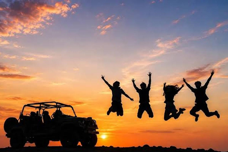 Mount Merapi Jeep Sunset & Lava Flow Night Tour with Pickup