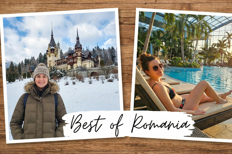 Bucharest: Bran & Peles Castle + Therme Spa -20% Combo Pack MINIVAN-Peles, Dracula Castles Brasov & 2nd Therme Bucharest