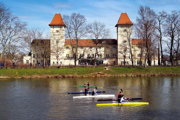 Leipzig: passeio guiado de bicicleta pela Neuseenland (4 horas)Leipzig: Passeio guiado de bicicleta pela região de Neuseenland (4 horas)