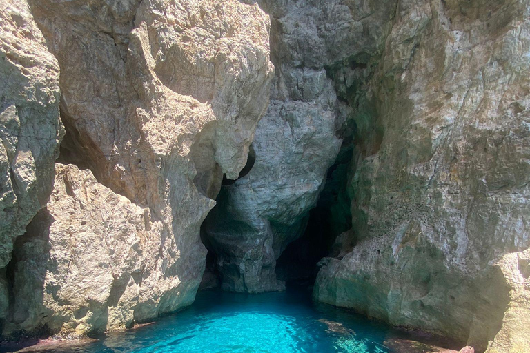 Marettimo: Island Speedboat Tour with Cave Visits & Swimming