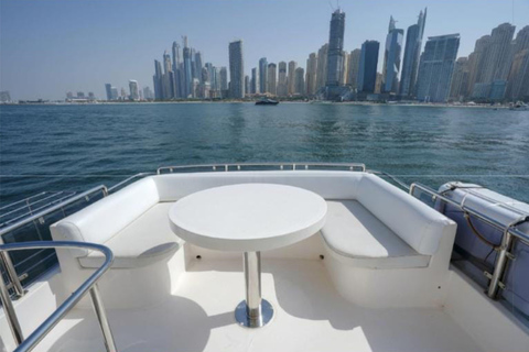 Dubai: 50-Fuß-Luxus-Yachtcharter mit Softdrinks3-Stunden-Charter