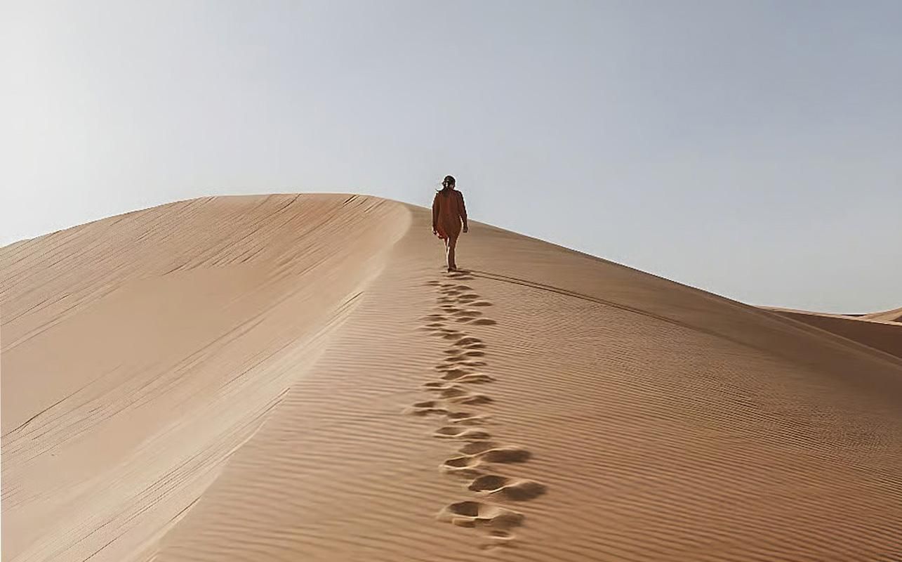 Ab DXB: Stille in der Wüste von Abu Dhabi mit privater Unterkunft