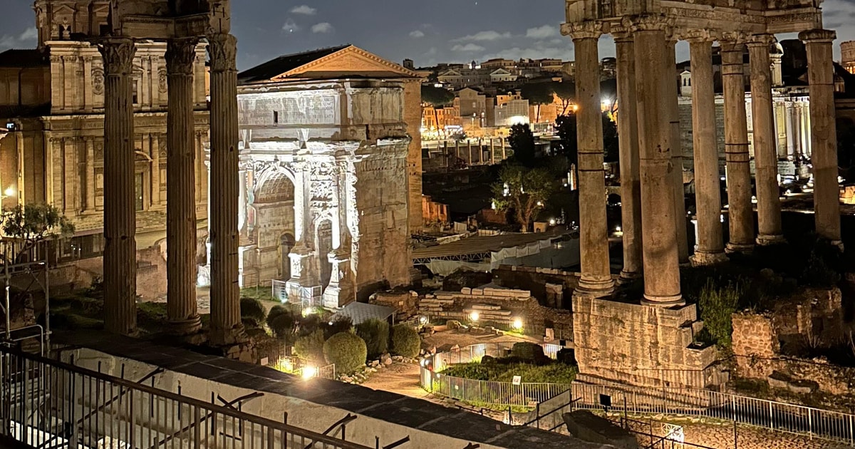 Rome Illuminated. Night Tour in Van | GetYourGuide