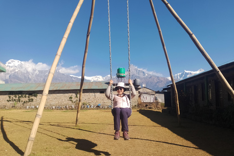 波塔纳与澳大利亚营地短途徒步（从博卡拉出发）短途徒步：从博卡拉出发前往波塔纳与澳大利亚营地