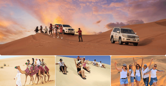 Doha: Desert Safari, Dune Bashing, Sandboarding, Camel Ride