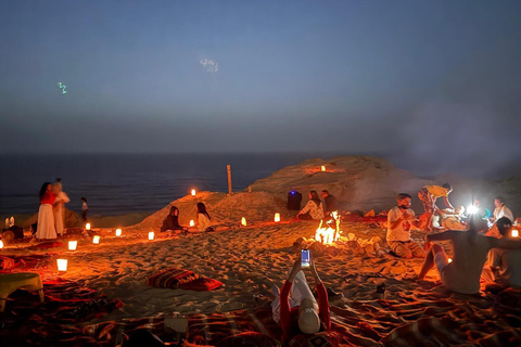 Agadir: Sunset Sandboarding Adventure, Canyon Tour & Dinner