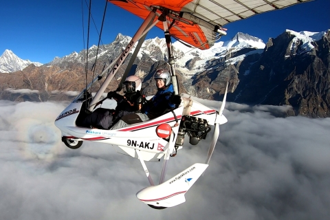 Z Pokhary: 30-minutowy lot ultralekki (blisko Fishtail)Z Pokhary: 30-minutowy lot samolotem ultralekkim
