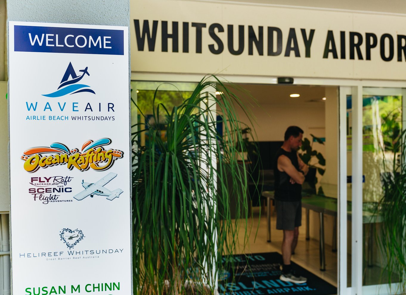 Fra Airlie Beach: Whitsundays Scenic Flight med afhentning