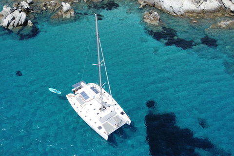Mykonos: Catamaran Cruises with Lunch and Drinks Private Half-Day Catamaran Cruise with Lunch and Drinks