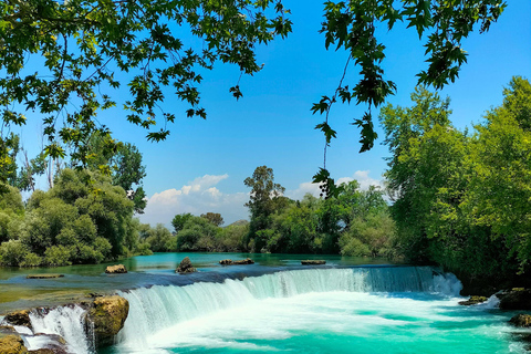 Manavgat: Riverboat Tour Waterfall, Bazaar and River Cruise Riverboat Tour Waterfall, Bazaar (No Transfer)