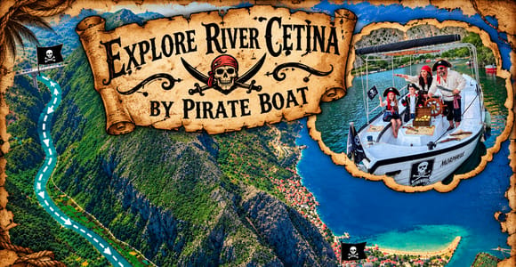 Omiš: 2-stündige Piraten-Bootsfahrt ins Herz des Canyons