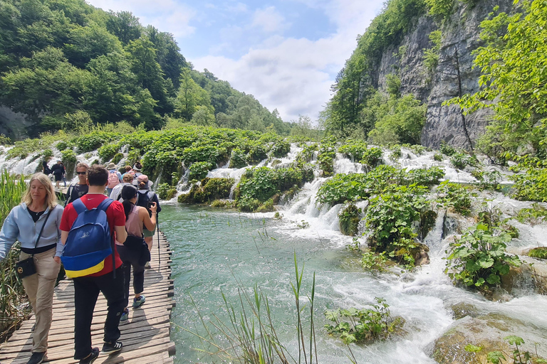 From Zadar: Plitvice Lakes Guided Tour with Boat & Train