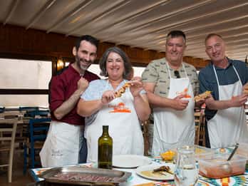 Taormine : cours de cuisine sicilienne avec visite d'un marché local
