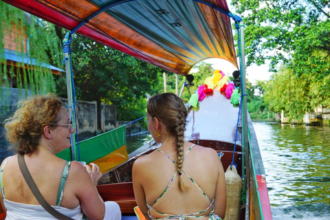 Bangkok: Highlight Tuk-Tuk, Canal Tour, Food Tour & Wat Arun