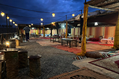 From Marrakech: Agafay Desert Quad Bike Tour with Dinner