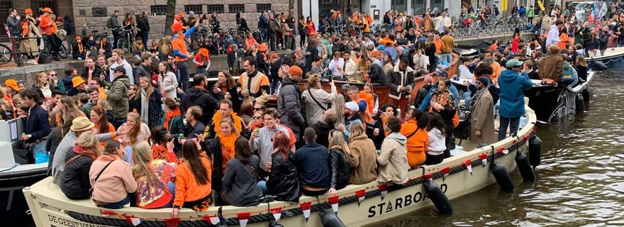 Amsterdam : 3 heures de fête en bateau pour le Jour des Rois avec boissons illimitées