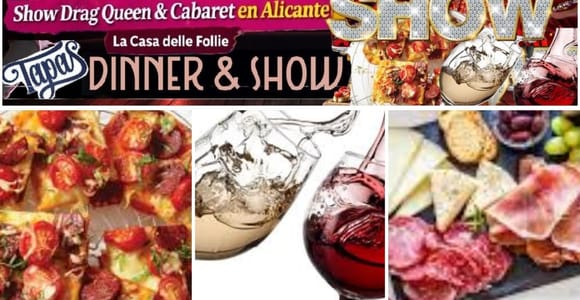 Alicante Tapas Lunch & Dinner Drag Queen Show