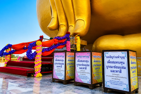 Bangkok: Giant Buddha & Ayutthaya Afterlife Tour Round Trip Transportation & Guide