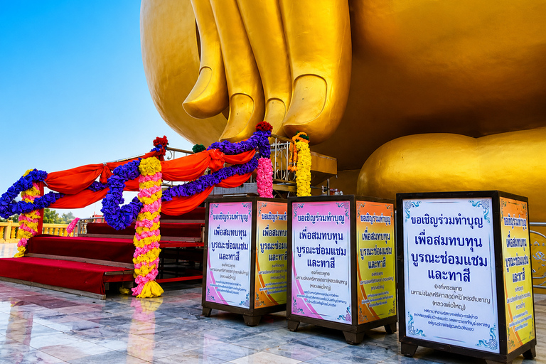 Bangkok: Giant Buddha & Ayutthaya Afterlife Tour Round Trip Transportation & Guide
