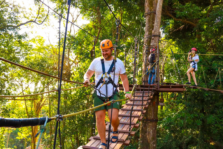 Phuket : Åk ATV-äventyr, zipline och utsiktspunkt panoramautsikt