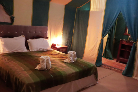 From Marrakech: 4-Day Desert Tour with 2 Nights in Merzouga STANDARD DESERT CAMP