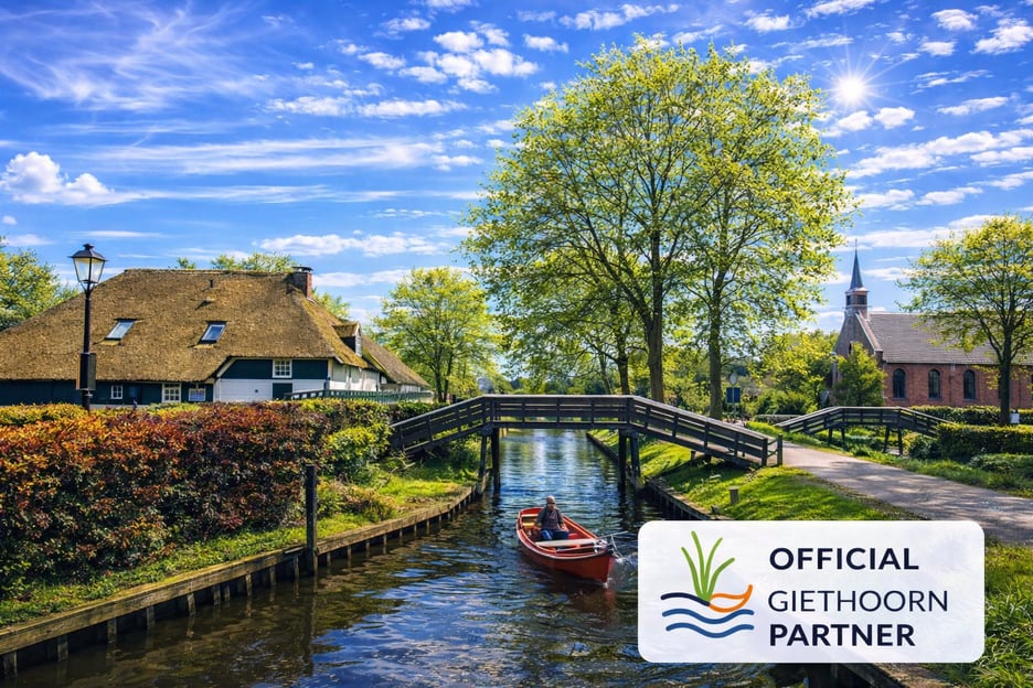 Ámsterdam: excursión de 1 día a Giethoorn y paseo en barco con guía local