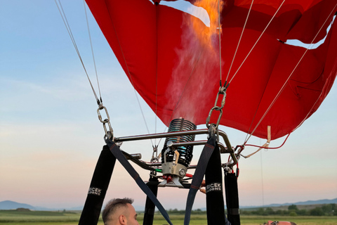 Heißluftballonfahrt in Kronstadt, Siebenbürgen