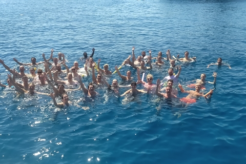 6 uur pleziercruise om te zwemmen en snorkelen6 uur pleziercruise naar Kallithea, Anthony Quinn, Afandou