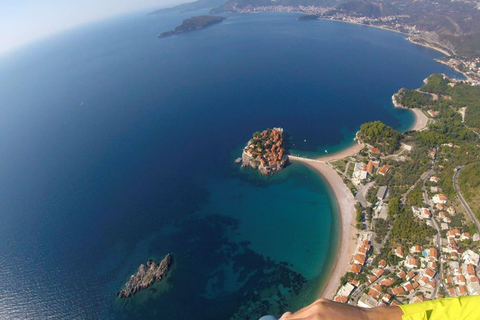 Parapente Montenegro: Excursão aérea a Sveti Stefan