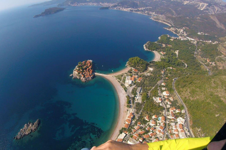 Parapente Montenegro: Excursão aérea a Sveti Stefan