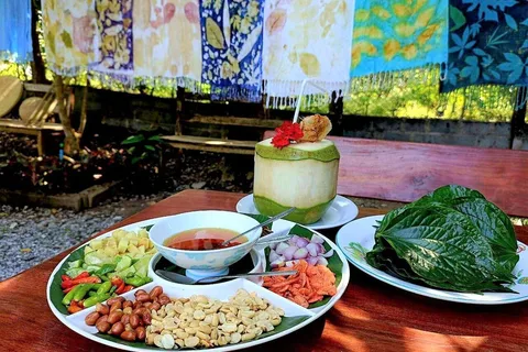 Cultural immersion: Thai cooking, rice farming, eco printing