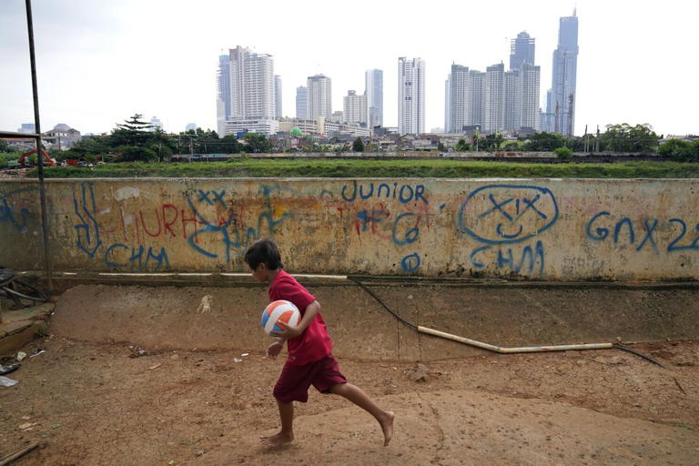 Jakarta Social och politisk promenad