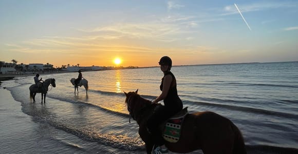Djerba: Horse Riding in the Blue Lagoon 2h.