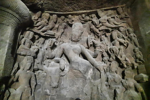 Mumbai: Excursão turística de dia inteiro ou de meio dia a MumbaiExcursão de meio dia às grutas de Kanheri com encontro