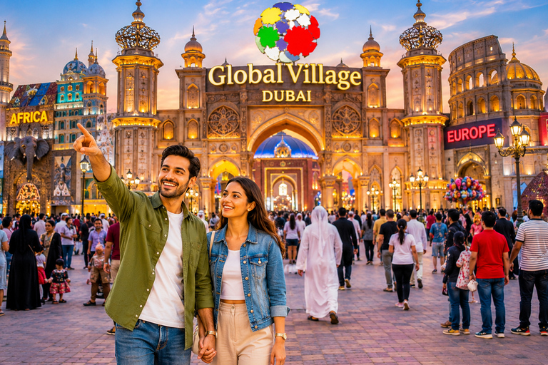 Dubai: Global Village Tickets with Roundtrip Transfer Dubai: Global Village Tickets with Round-Trip Transfer