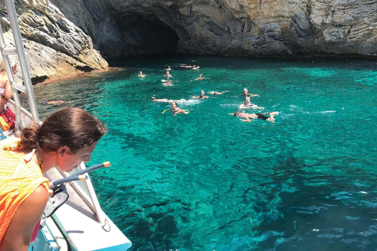 Mallorca: Caves, Cliffs, and Coves Boat Trip Tour with Santa Ponsa Pier Meeting Point 1:45pm